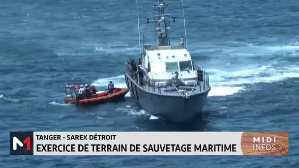 SAREX Détroit 2024 : exercice de terrain de sauvetage maritime