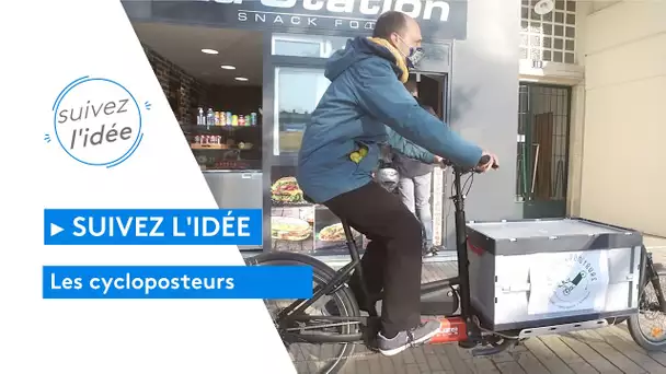 Suivez 'idée :  les cycloposteurs, une initiative qui s’occupent de vos déchets à Orléans