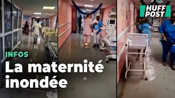 L'hôpital Mamoudzou inondé, symbole de la désolation à Mayotte