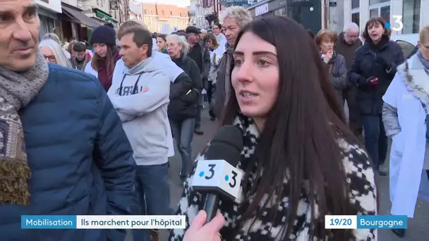 Auxerre : Plus de 500 personnes rassemblées pour soutenir l’hôpital