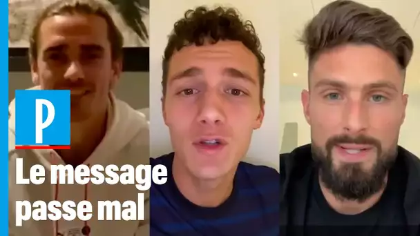 Manque de naturel, choix des joueurs...  le message des Bleus aux élèves fait réagir