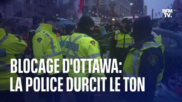 Convoi de la liberté: la police canadienne durcit le ton