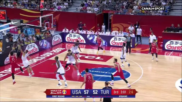 Coupe du Monde de Basket-Ball FIBA 2019 - Le buzzer beater de Kemba Walker au 3e quart temps