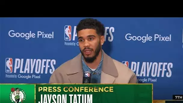 "When I Get Between Those Lines, I Care." Jayson Tatum Post Game Presser | Nets vs Celtics - Game 3