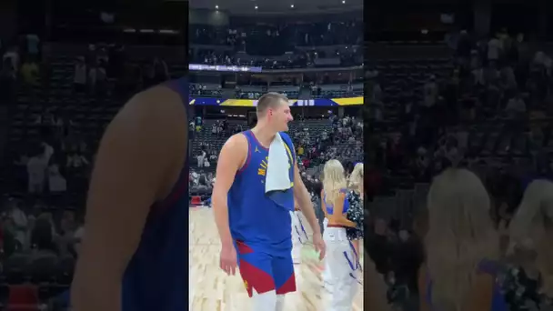 Nikola Jokić Walks Off With A Triple-Double & A Win On Ring Night! 💍🔥| #Shorts