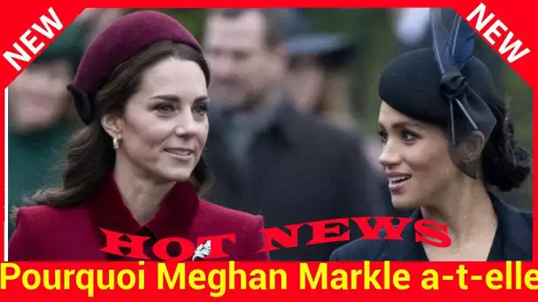 Pourquoi Meghan Markle a-t-elle arrêté de suivre Kate Middleton sur les réseaux ?