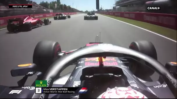 Le replay du départ avec Max Verstappen