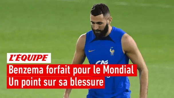 Benzema forfait pour la Coupe du monde - Un point sur sa blessure