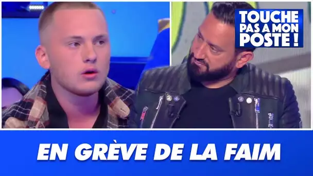 Melvin, étudiant en bac pro, explique pourquoi il est en grève de la faim