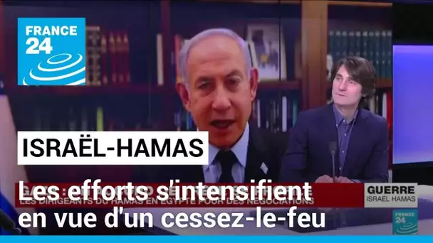 Israël-Hamas : les efforts s'intensifient en vue d'un cessez-le-feu à Gaza • FRANCE 24