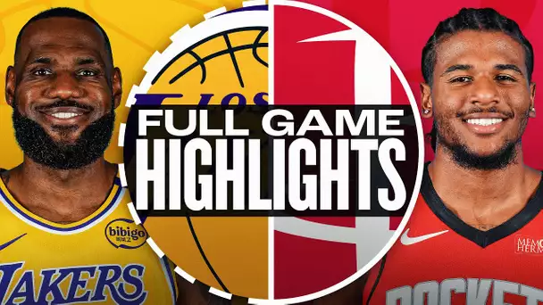 LAKERS at ROCKETS | FULL GAME HIGHLIGHTS | January 5, 2025