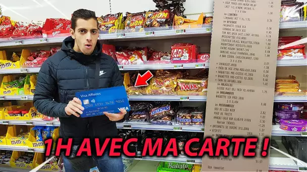 JE PREND SA CARTE BLEU POUR ME VENGER  PENDANT 1 HEURE !