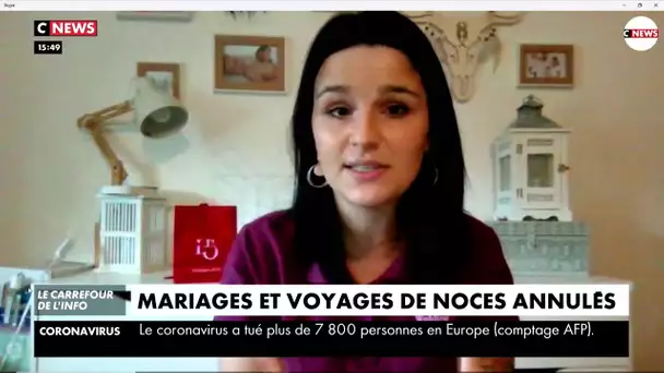 Coronavirus : mariages et voyages de noces annulés