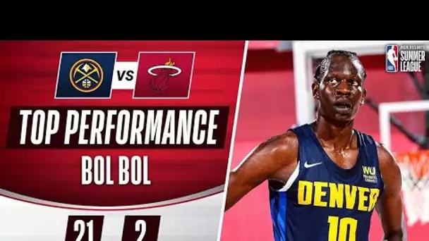 EVERY Bol Bol BUCKET (21 PTS) & BLOCK vs Heat 🔥