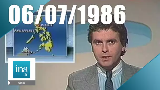 20h Antenne 2 du 06 juillet 1986 - Marcos se proclame président des Philippines | Archive INA