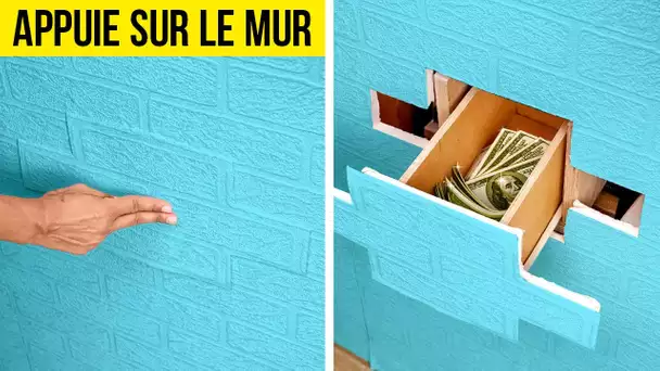 MANIÈRES BRILLANTES DE CACHER DE L'ARGENT & DES BIJOUX || ASTUCES UTILES POUR LA MAISON