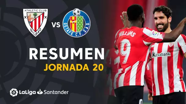 Resumen de Athletic Club vs Getafe CF (5-1)