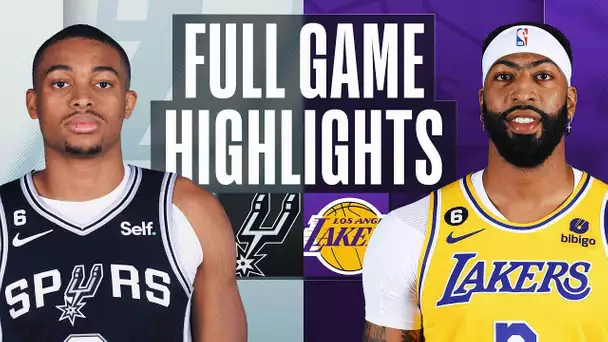 SPURS at LAKERS | FULL GAME HIGHLIGHTS | January 25, 2023