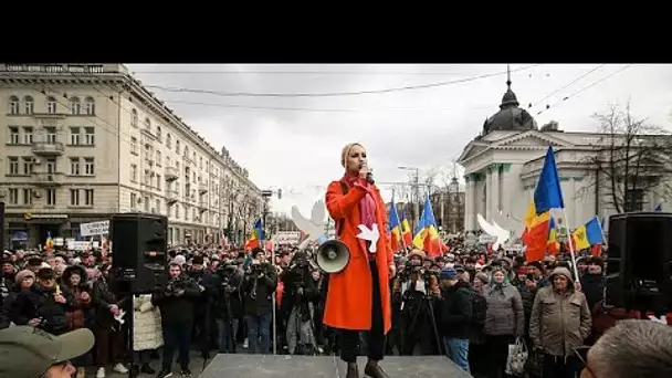 Moldavie : manifestation antigouvernementale organisée par les prorusses