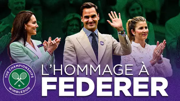 Wimbledon : Le Center Court rend un hommage vibrant à Roger Federer