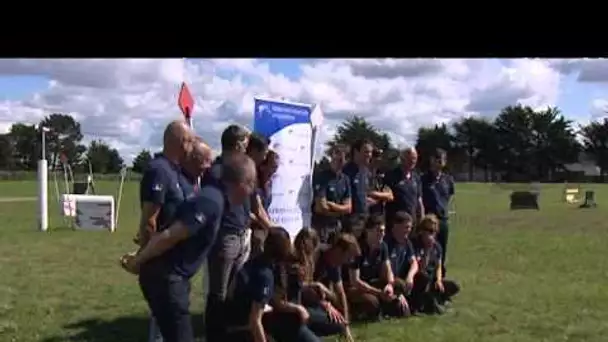 Entrainement de l&#039;équipe de France de concours complet