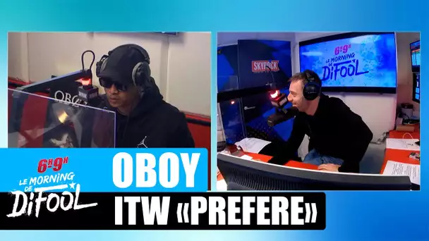 Oboy - Interview "préféré" #MorningDeDifool