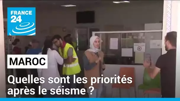 Séisme au Maroc : nourriture, électricité et eau sont les priorités après le séisme