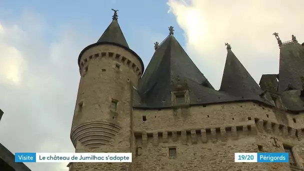 Visite adaptée au Covid au château de Jumilhac-le-Grand