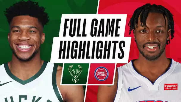 BUCKS at PISTONS | FULL GAME HIGHLIGHTS | January 13 2021