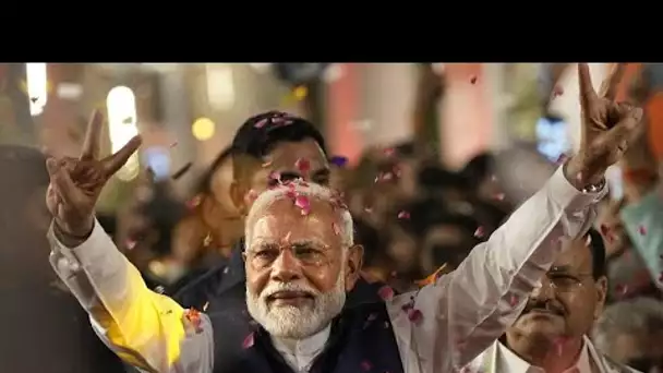 Modi revendique la victoire aux élections, dit poursuivre son programme malgré la baisse du s…