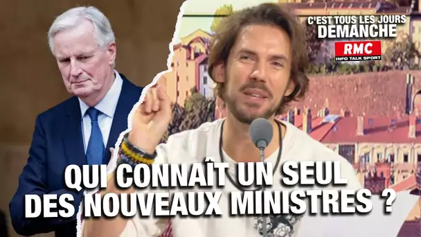 Arnaud Demanche : QUI CONNAÎT UN SEUL DES NOUVEAUX MINISTRES ?