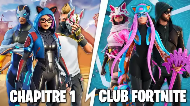 THEORIE SUR LES SKINS DU CLUB FORTNITE ET LES SAISONS DU CHAPITRE 1 ! (FORTNITE SECRET)