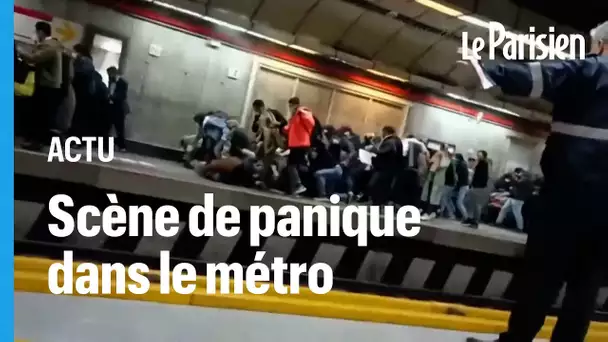 Scène de panique dans le métro de Téhéran après l'intervention de la police du régime