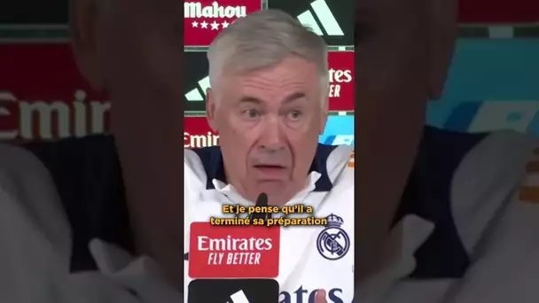 🎙️ Carlo Ancelotti évoque les critiques envers Mbappé et Vinicius #shorts