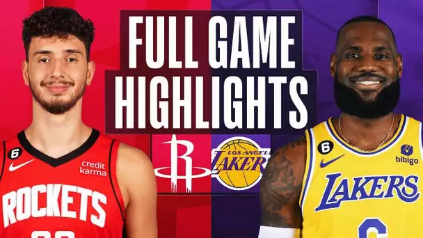 ROCKETS at LAKERS | FULL GAME HIGHLIGHTS | January 16, 2023