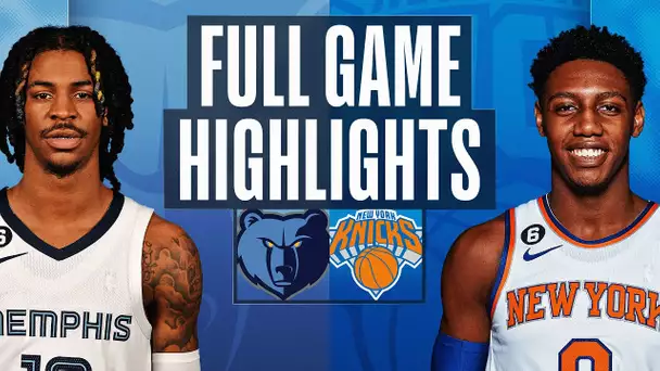 GRIZZLIES at KNICKS | NBA FULL GAME HIGHLIGHTS | November 27, 2022