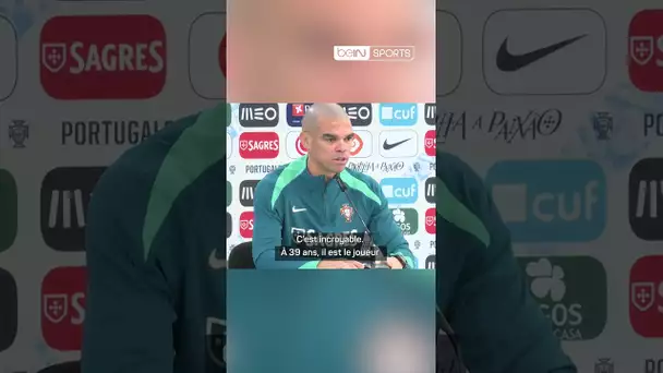 🎙️🤩 Quand Pepe encense CRISTIANO RONALDO en conférence de presse ! #shorts