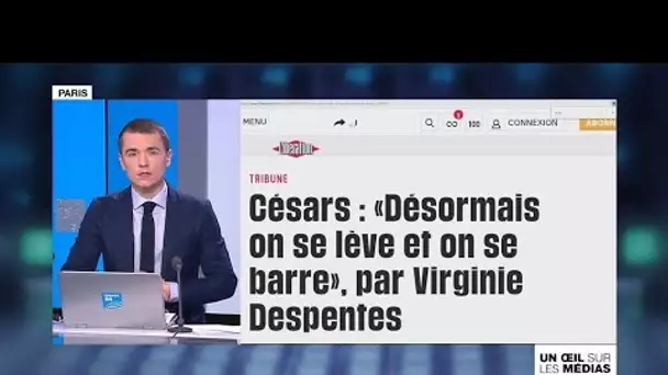 "On se lève et on se barre" : la réponse de Virginie Despentes aux Cesar