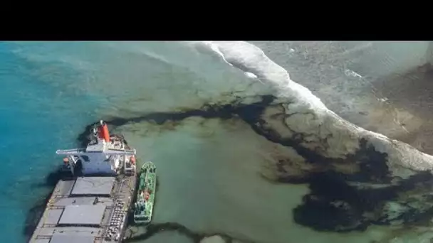 Île Maurice : le fioul évacué du bateau échoué, une seconde marée noire évitée