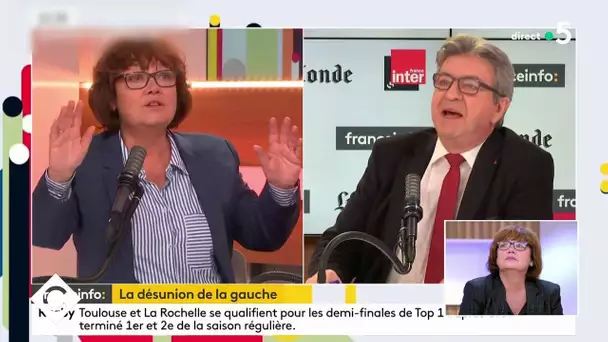 Jean-Luc Mélenchon flirte avec la ligne rouge complotiste - C à Vous - 07/06/2021