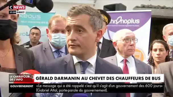 Gérald Darmanin : « Jamais nous ne laisserons se banaliser une violence gratuite et inacceptable »