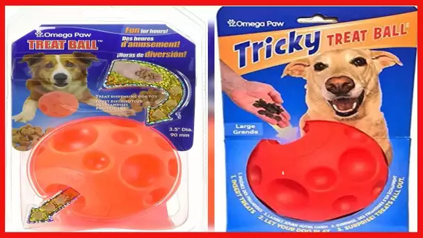 Omega Paw Authentic Tricky Treat Ball - Medium