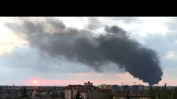 En direct : plusieurs missiles russes frappent des cibles militaires dans la région de Lviv