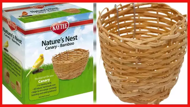 Kaytee Nature's Nest Natural Bamboo, Canary