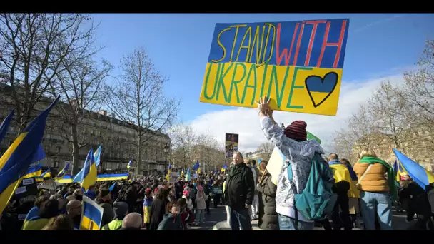 Guerre en Ukraine : plusieurs rassemblements de soutien prévus en France ce week-end