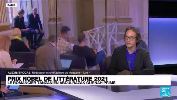 Le Nobel de littérature au romancier tanzanien Abdulrazak Gurnah • FRANCE 24