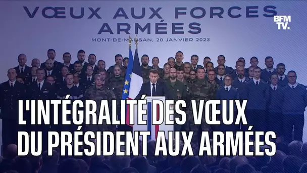 L'intégralité des vœux d'Emmanuel Macron aux Armées