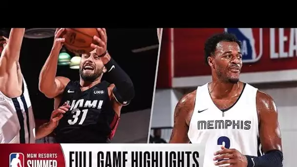 HEAT at GRIZZLIES | NBA SUMMER LEAGUE | FULL GAME HIGHLIGHTS