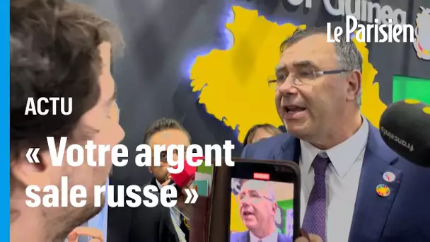 « Votre argent sale russe », le patron de TotalEnergies interpellé par des militants à la COP 27