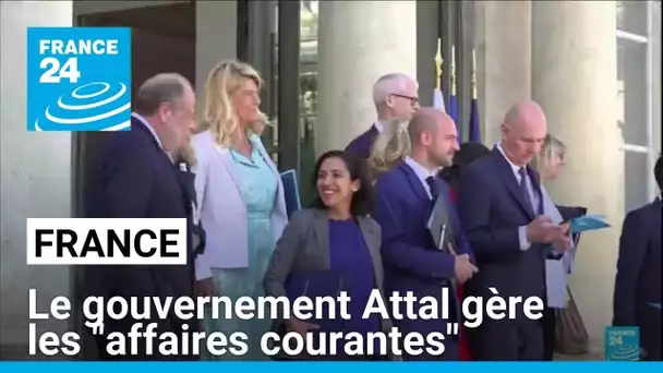 Le gouvernement Attal gère les "affaires courantes", sprint final pour la course au perchoir